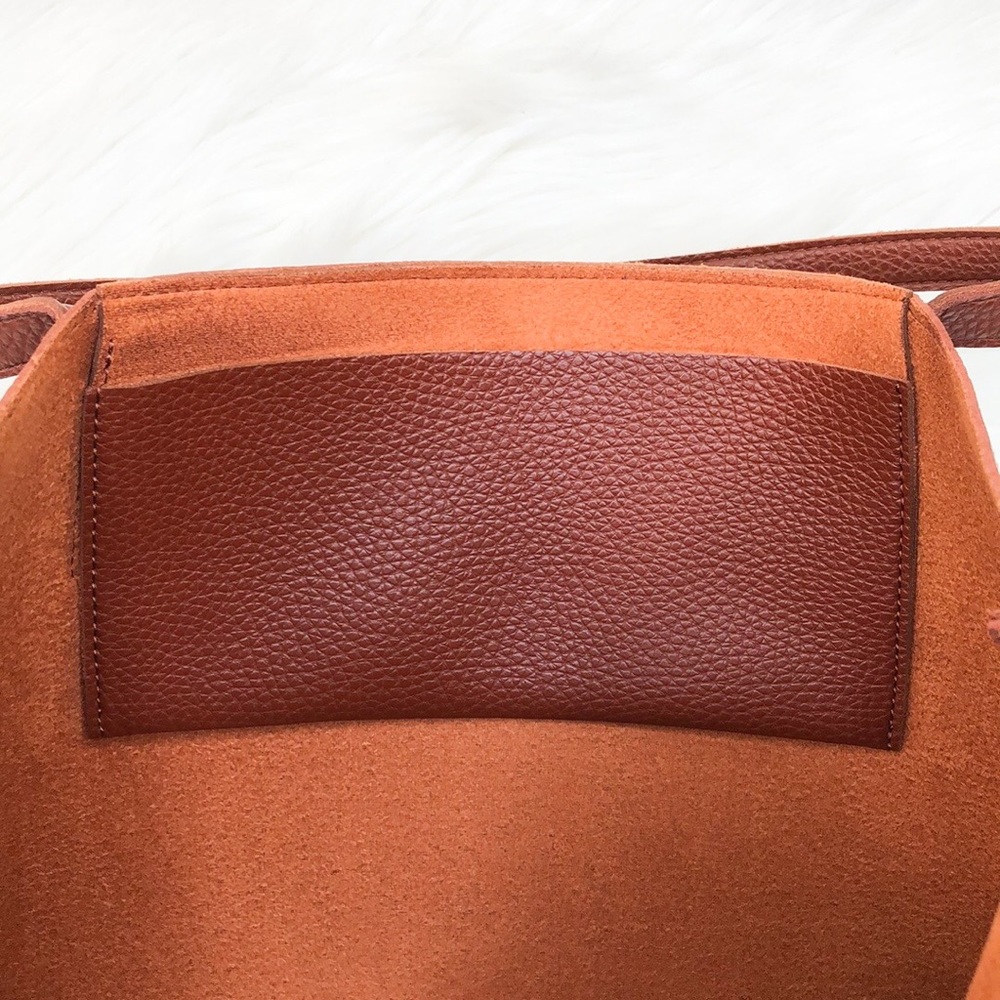 Vince Camuto Brown Vegan Luck Tote - Picture 6 of 9